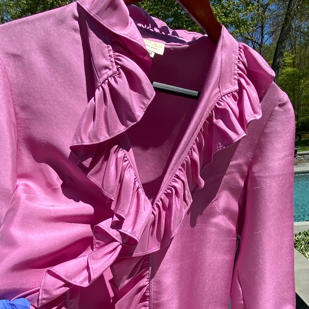 Shiny Pink B&B Cover Up - Picture 5 of 5